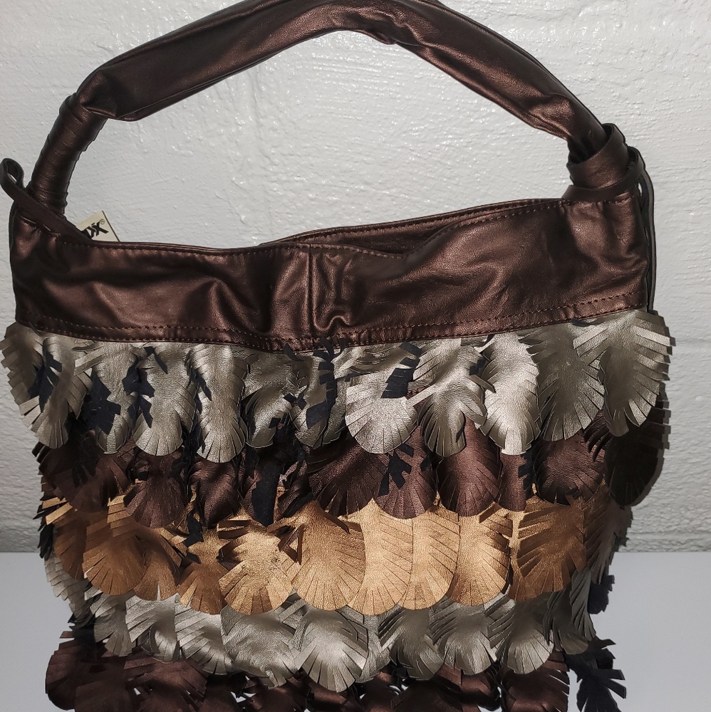 Bueno fringo hobo handbag